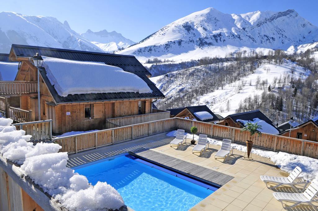 Residence Goelia Les Chalets Des Ecourts Saint-Jean-d'Arves Exterior foto
